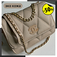 Chanel Medium Bag Black Chanel bag Сумка chanel black gold Женская сумка chanel black new Кожаные сумки Chanel