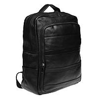 Мужской кожаный рюкзак Keizer K1552-black GM