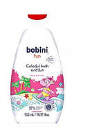 Лосьйон для ванни та гель для миття тіла Bobini Fun Рожева вода (5900931033441)