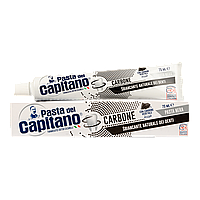 Зубная паста Pasta Del Capitano Dentifricio Carbone 75 мл UT, код: 7723364