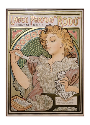 Листівка Alphonse Mucha - Lance Parfum Rodo, 1896