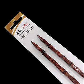 Спиці знімні Cubics KnitPro 6.5 мм 11.5 см