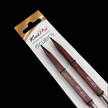 Спиці знімні Cubics KnitPro 8.0 мм 11.5 см