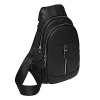 Мужской кожаный рюкзак Borsa Leather K1318-black GM