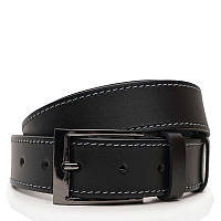 Мужской кожаный ремень Borsa Leather V1125FX10-black GM