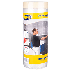 Укрывочная плівка з армованою стрічкою HPX Easy Mask Film 1800мм х 33м