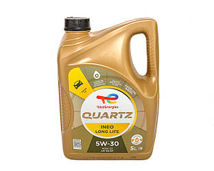 Моторна олива Total QUARTZ INEO LONG LIFE 5W30, 5 л. - ACEA C3 API SN/CF