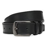 Мужской кожаный ремень Borsa Leather Cv1mb15-115 черный GM