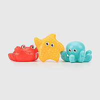 Іграшка для купання Brands Морські жителі 638-36 Різнобарвний (2000990130686) GM, код: 8352865