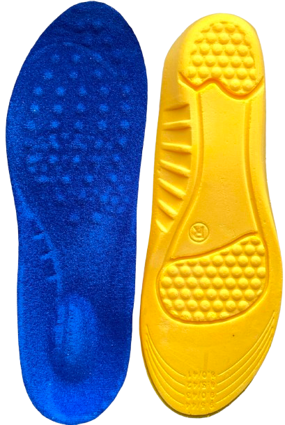Устілки для взуття кросівкова синя "Еко чоловічі" мультирозмір 41-44