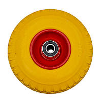 Колесо на тачку ( силікон) 3,00-4 під вісь 20 мм, без осі