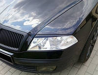 Реснички Шкода Октавия А5 (Skoda Octavia A5) доресталинг {2004-2008}, накладки на фары