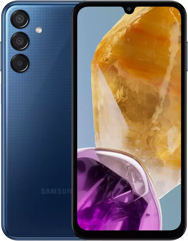 Смартфон Samsung Galaxy M15 5G 4/128GB Dark Blue (SM-M156BDBUEUC) UA UCRF Гарантія 12 місяців