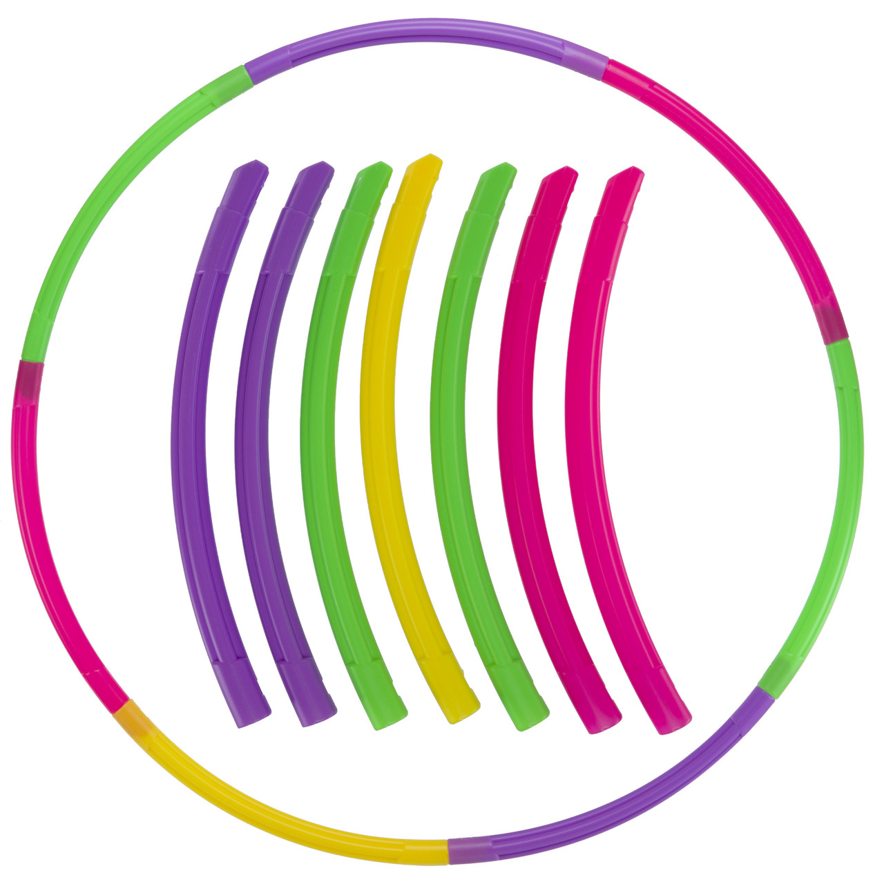 Обруч пластиковий дитячий Хулахуп Hula Hoop 78 см FI-338, фото 1