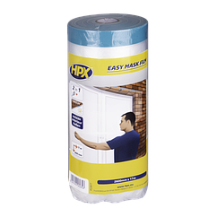 Захисна плівка з армуючою стрічкою для фасадних робіт HPX Easy Mask Outdoor 2600мм х 17м