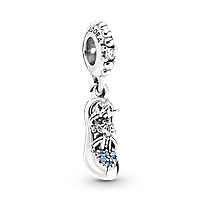 Серебряный шарм Pandora Стеклянная туфелька и мышки 799192C01 GM