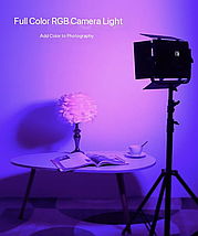 Постійне RGB LED світло, панель 50 Вт 3200-5600K YB-50, фото 6