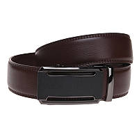 Мужской кожаный ремень Borsa Leather v1n323-1A коричневый GM