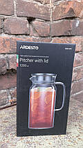 Глек з кришкою ARDESTO 1200 мл AR2612PG, фото 4