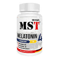 Мелатонин MST Melatonin 4 mg + Magnesium + B6 (100 вега-капс)