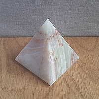 Фигурка Пирамидка Из Натурального Камня Оникс Ручная Работа