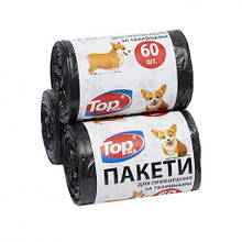 Пакети Top Pack для прибирання за собаками 60шт MZOPT
