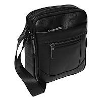 Кожаная сумка Borsa Leather 10m223-black GM