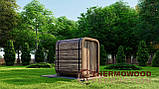 Сауна Mini-Cube з термодерева 1,75х1,3хh2,0м Gartensauna-28 для 2 персон виробництва  Thermowood Production, фото 4