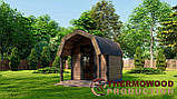 Old Wood Sauna 3,5x2,3м Gartensauna-30 під ключ від Thermowood Production, фото 2