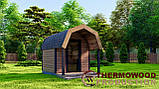 Old Wood Sauna 3,5x2,3м Gartensauna-30 під ключ від Thermowood Production, фото 3