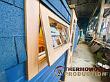 Квадро-бочка Quadro Fasssauna 4,5х2,3м з термодерева від виробника Thermowood Production, фото 4