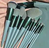 Професійний набір кистей для макіяжу М’яке хутро, 13 шт