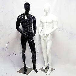 Манекен чоловічий безликий гіпсовий (скловолокно) для магазину одягу (+ Відео)