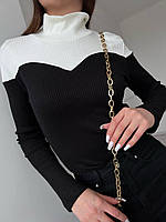 Супер стильная оригинальная женская кофточка Турецкая ангора рубчик Размер единый (42-48) Цвет как на фото
