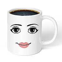 Чашка Роблокс Roblox Face woman