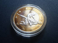 Сувенирная эротическая монета 6 ЕВРО (Камасутра №15)