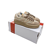 Женские кроссовки New Balance CT 302 Beige обувь Нью Беланс бежевые замшевые модные весна осень