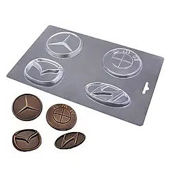 Пластикова форма для шоколаду