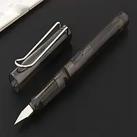Перьевая ручка, цвет черный прозрачный