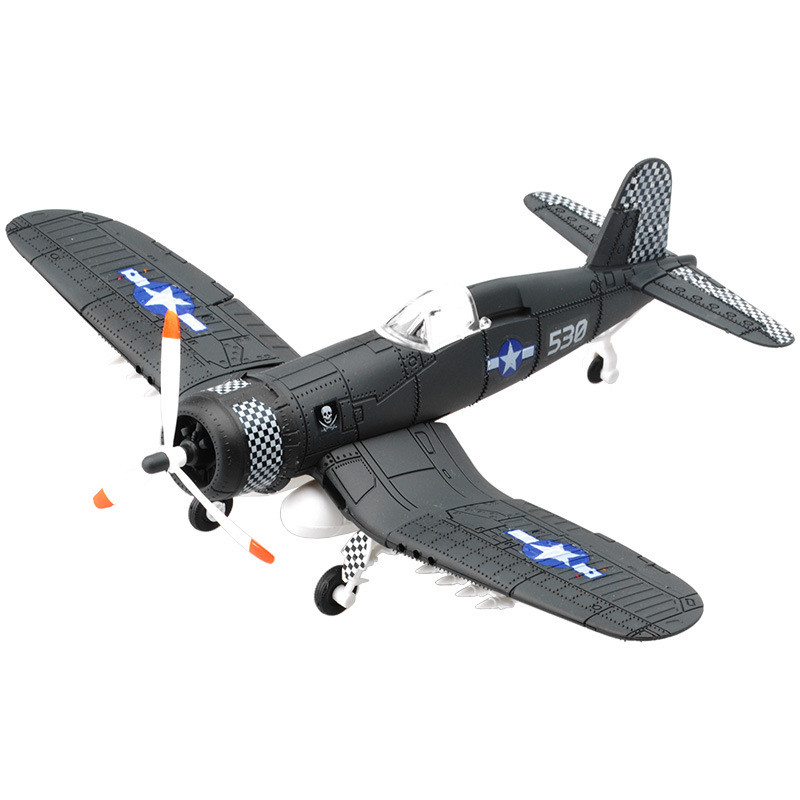 Модель літака Chance Vought F4U Corsair (Чанс-Воут F4U "Корсар") чорний