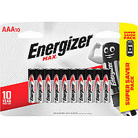 Батарейка ENERGIZER AAA LR03 MAX 10 шт. AL