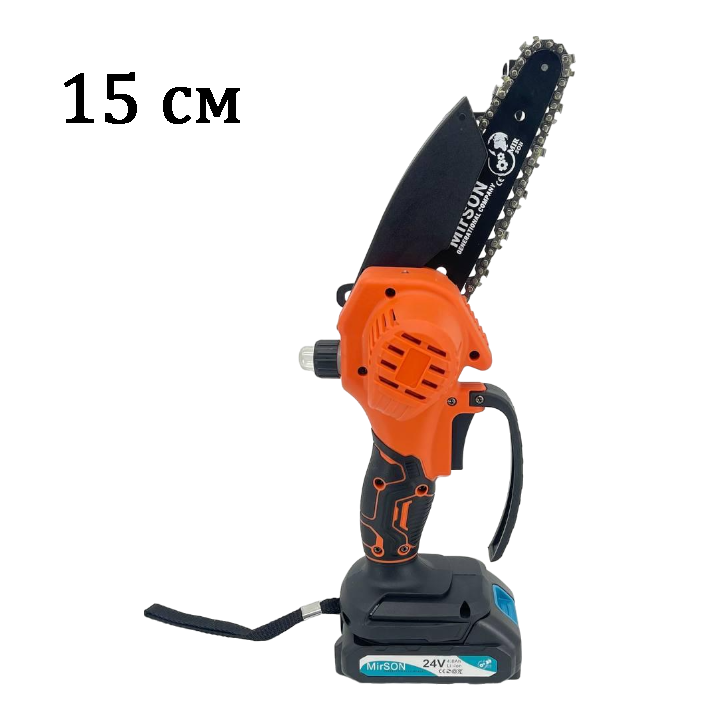 Акумуляторна пила MIRSON MS0123 15 см зі змащенням, фото 1