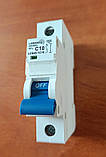 Автоматичний вимикач малогабаритний 1 полюс 1P 10A Lemanso LCB45-1C10 тип С 50Гц, фото 3
