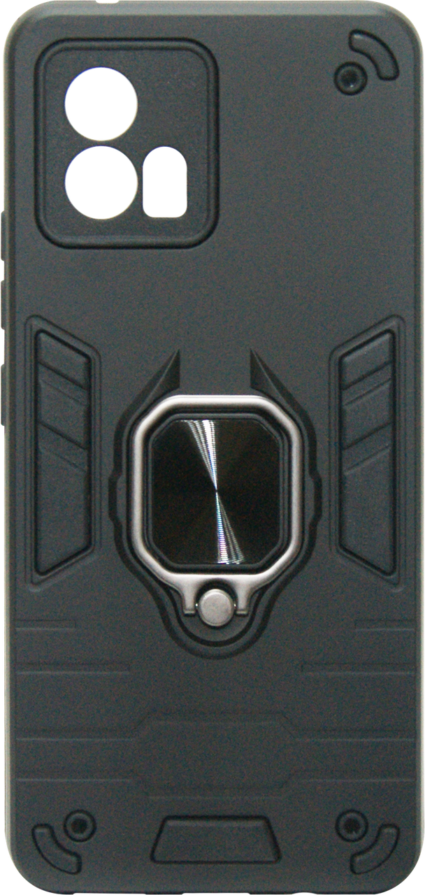 Накладка Motorola G72 Чорний Magnetic Armor Ring Honor