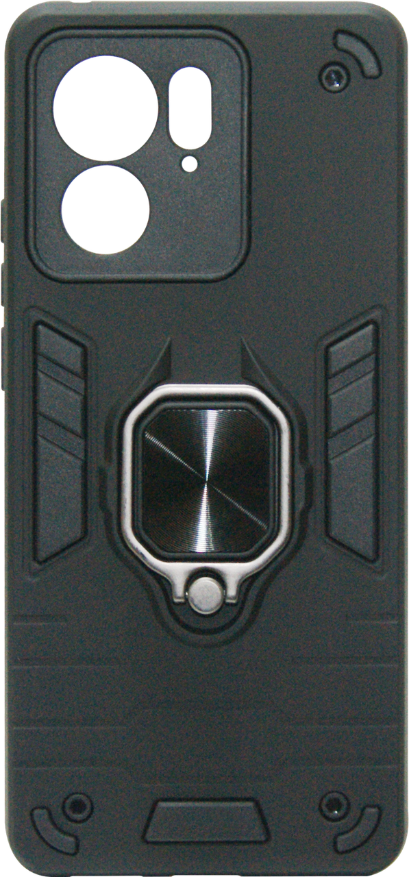 Накладка Motorola Edge 40 Чорний Magnetic Armor Ring Honor