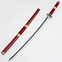 Катана Сандай Китэцу Ророноа проклятый меч Зоро Ван Пис 104см из безопасного пластика