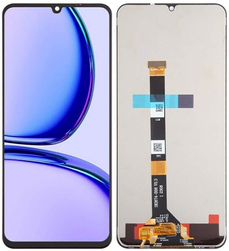 Дисплей + сенсор для Realme C53 RMX3760 Black