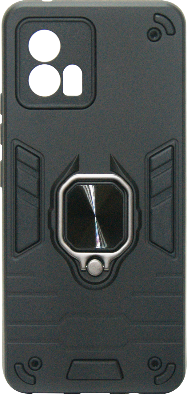 Накладка Motorola G72 black Magnetic Armor Ring Honor