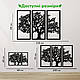 Декор в кімнату сучасна картина на стіну Багатовікове Дерево стиль лофт 35x50 см Woodyard (0031--35x50), фото 3
