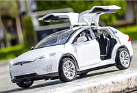 УЦЕНКА !!! Модель тесла Model X игрушка белая. Машинка Тесла Модел Х инерционная